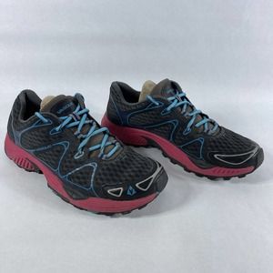 Vasque Women's Pendulum Trail Running Shoes 7589 Lace Up Size US 10 Gray/Pink